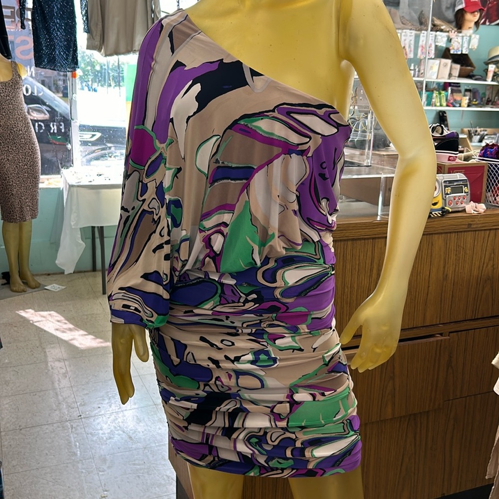 Nine West One Sleeve Dress